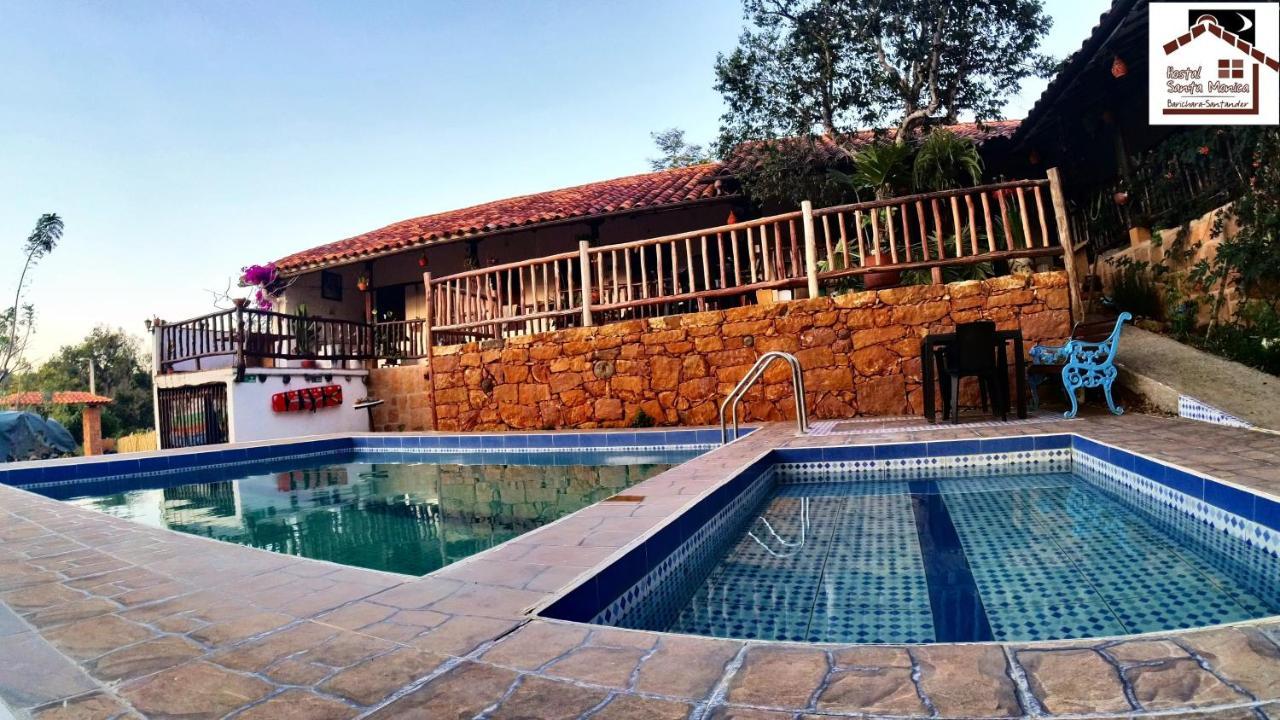Hostal Santa Monica Barichara Exterior foto